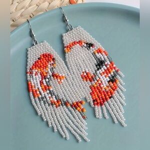 Vibrant Koi Fish Earrings